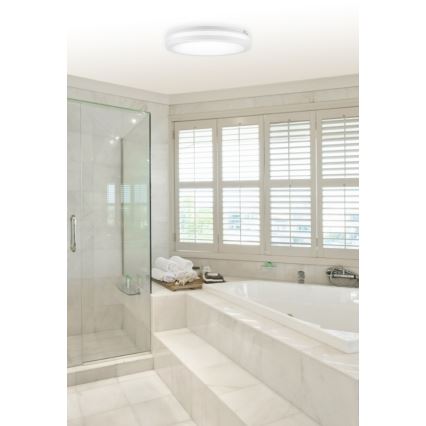 Top Light - LED kupaonska svjetiljka COMET LED/15W/230V 3000/4000/6500K IP54 promjer 20 cm bijela