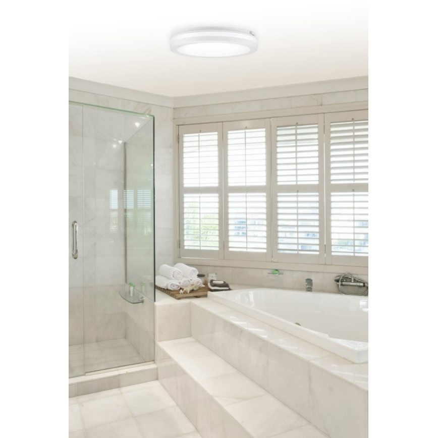 Top Light - LED kupaonska svjetiljka COMET LED/15W/230V 3000/4000/6500K IP54 promjer 20 cm bijela