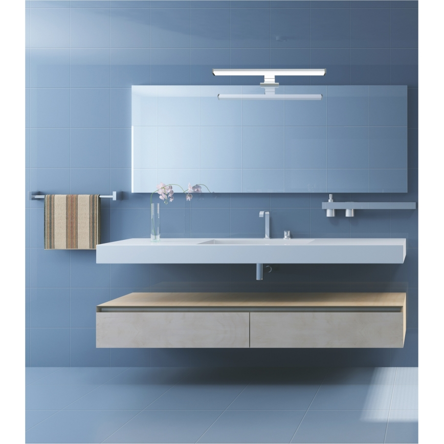 Top Light - LED Osvjetljenje ogledala TEXAS LED/8W/230V 3000/4000/6500K IP44 40 cm matni krom