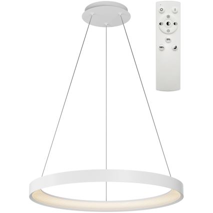 Top Light - LED Prigušivi luster na sajli ORBIT LED/40W/230V 3000-6500K pr. 50 cm bijela + daljinski upravljač