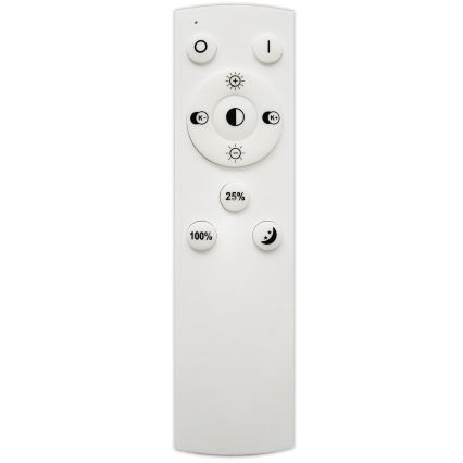 Top Light - LED Prigušivi luster na sajli ORBIT LED/40W/230V 3000-6500K pr. 50 cm crna + daljinski upravljač