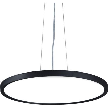 Top Light - LED Prigušivi luster na sajli REVIT LED/50W/230V 3000-6500K pr. 60 cm crna + daljinski upravljač