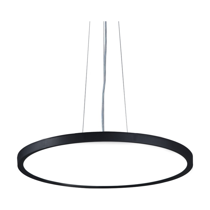 Top Light - LED Prigušivi luster na sajli REVIT LED/50W/230V 3000-6500K pr. 60 cm crna + daljinski upravljač