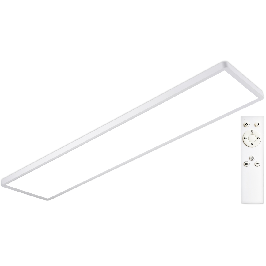 Top Light - LED Prigušivi nadgradni panel REVIT LED/70W/230V 3000-6500K 120x30 cm bijela + daljinski upravljač