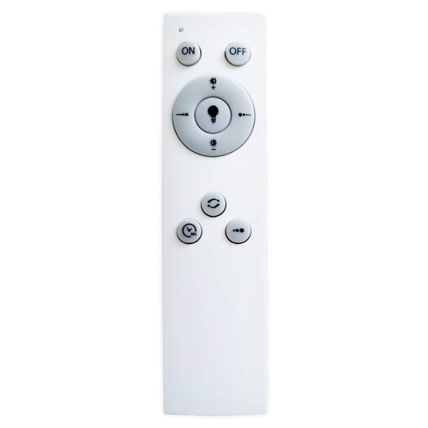 Top Light - LED Prigušiva stropna svjetiljka IVONA 40B RC LED/24W/230V + daljinski upravljač bijela