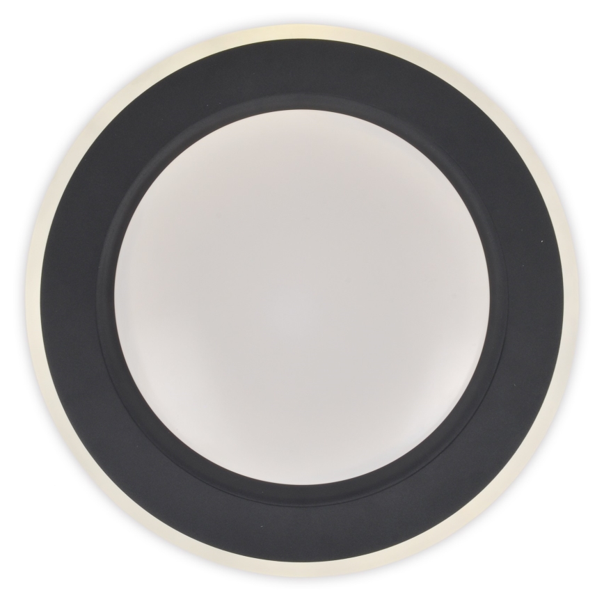 Top Light - LED Prigušiva stropna svjetiljka NORMAN LED/60W/230V pr. 49 cm crna + daljinski upravljač