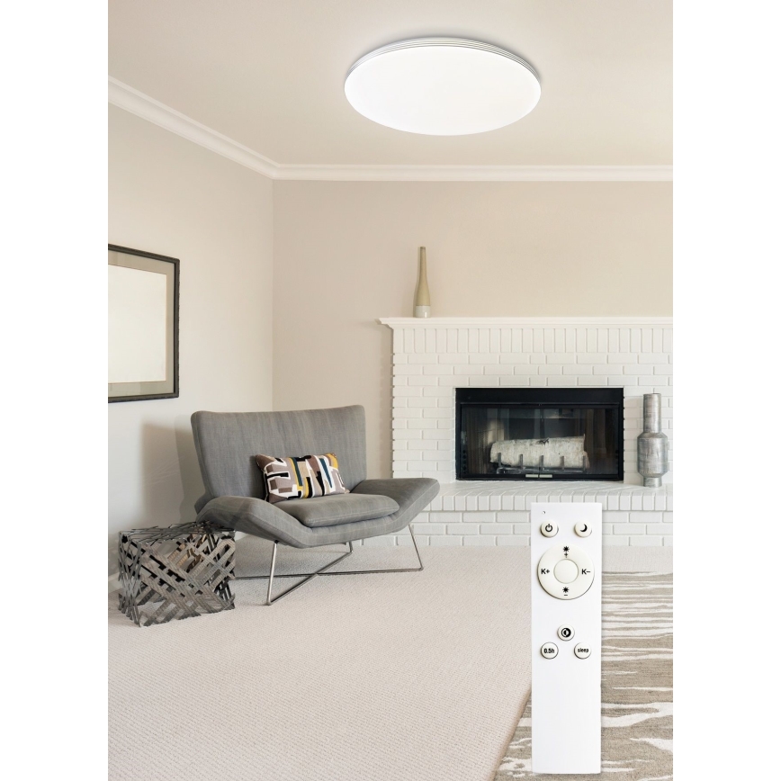Top Light - LED Prigušiva stropna svjetiljka OCEAN LED/36W/230V 3000-6500K + daljinski upravljač