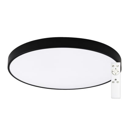 Top Light - LED stropna svjetiljka s prigušivanjem PETAL LED/60W/230V 3000-6500K Ø 59 cm crna + daljinski upravljač