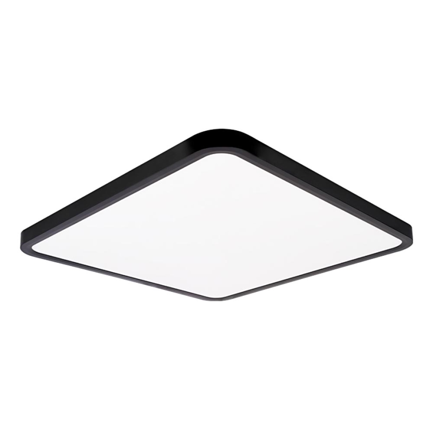 Top Light - LED Prigušiva stropna svjetiljka REVIT LED/50W/230V 3000-6500K 50x50 cm crna + daljinski upravljač