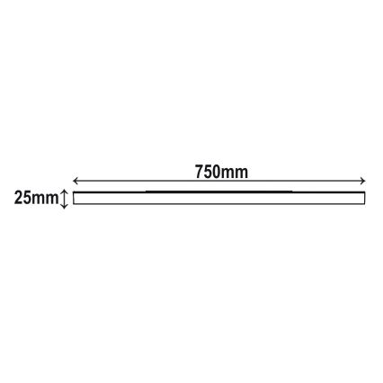 Top Light - LED Prigušiva stropna svjetiljka REVIT LED/70W/230V 3000-6500K pr. 75 cm bijela + daljinski upravljač