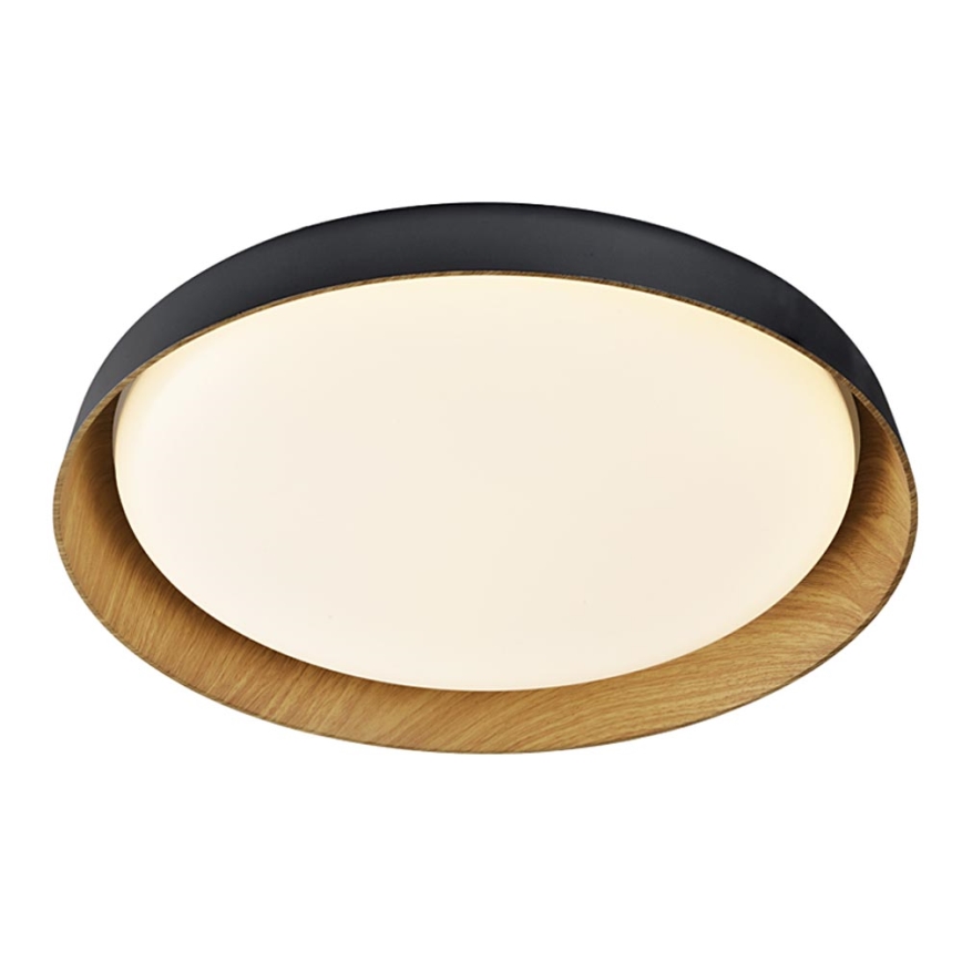 Top Light - LED Prigušiva stropna svjetiljka SATELLITE LED/36W/230V 3000-6500K pr. 43 cm crna/smeđa + daljinski upravljač