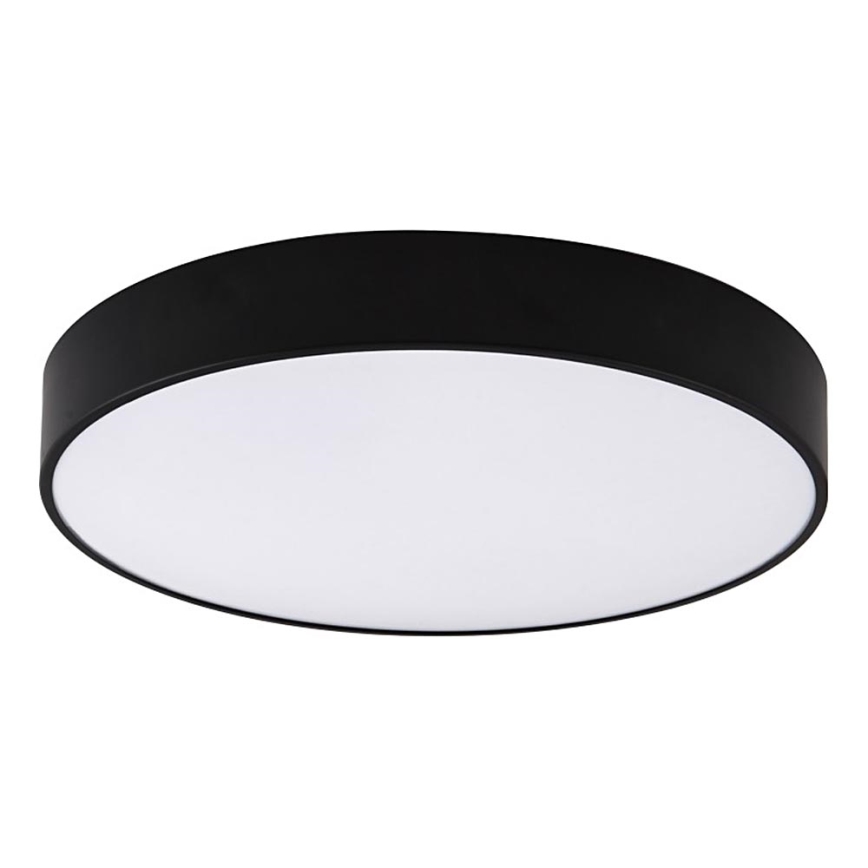Top Light - LED Prigušiva stropna svjetiljka za kupaonicu PETAL LED/48W/230V IP44 3000-6500K pr. 48 cm crna + daljinski upravljač