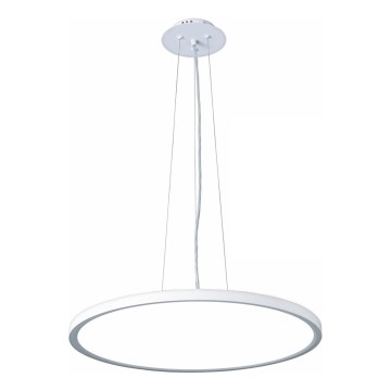 Top Light - LED prigušivački luster na užetu REVIT LED/50W/230V 3000-6500K promjer 60 cm bijela + daljinski upravljač