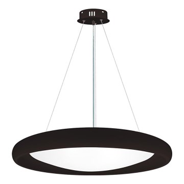 Top Light - LED prigušivački luster na užetu SALERNO LED/60W/230V 3000-6500K promjer 60 cm crna + daljinski upravljač