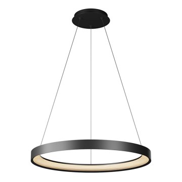 Top Light - LED Prigušivi luster na sajli ORBIT LED/40W/230V 3000-6500K pr. 50 cm crna + daljinski upravljač