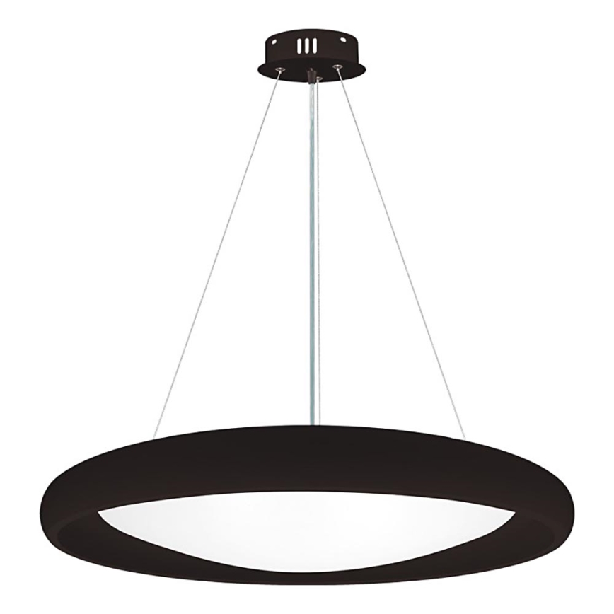 Top Light - LED Prigušivi luster na sajli SALERNO LED/60W/230V 3000-6500K pr. 60 cm crna + daljinski upravljač