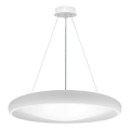 Top Light - LED prigušivi luster na užetu SALERNO LED/60W/230V 3000-6500K promjer 60 cm bijela + daljinski upravljač