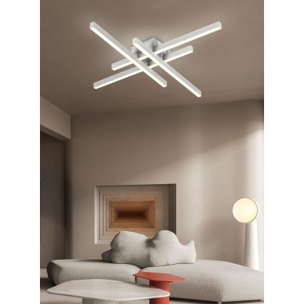 Top Light - LED Prigušivi nadgradni luster CROSS LED/50W/230V 3000-6500K + daljinski upravljač