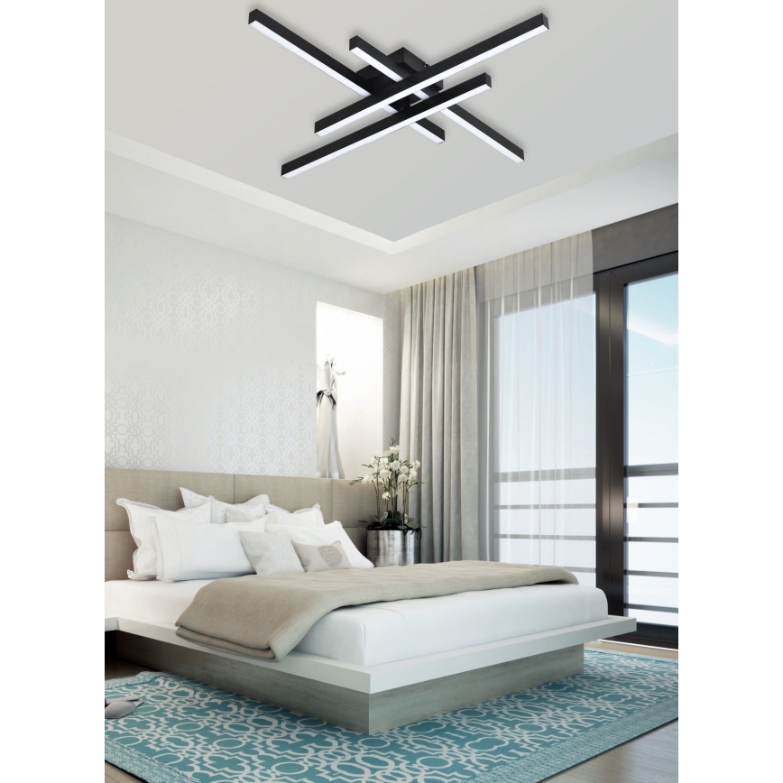 Top Light - LED Prigušivi nadgradni luster CROSS LED/50W/230V 3000-6500K + daljinski upravljač