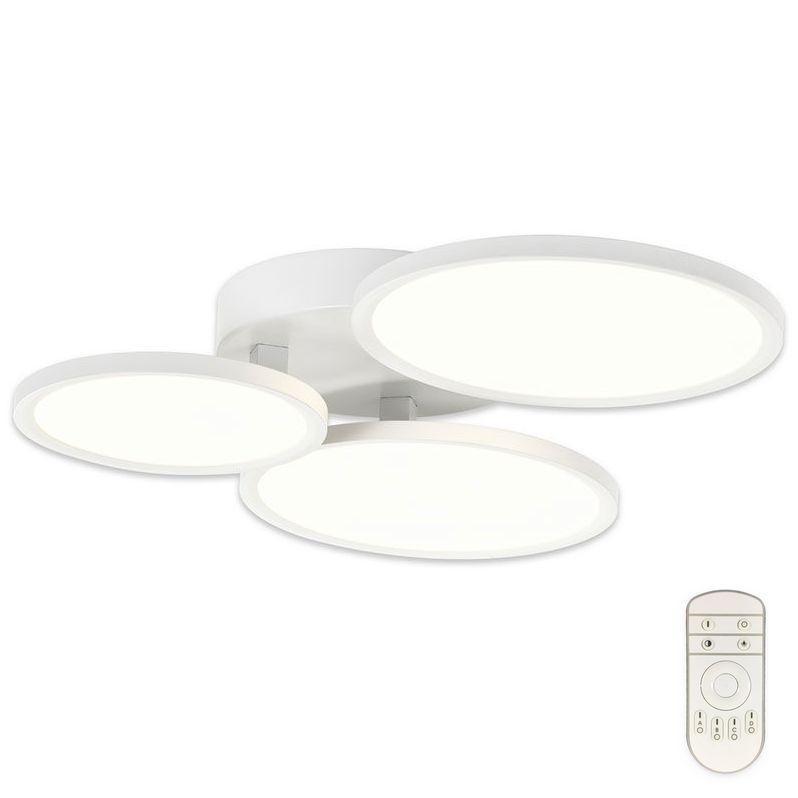 Top Light - LED Prigušivi nadgradni luster MERKUR LED/50W/230V 3000-6500K bijela + daljinski upravljač