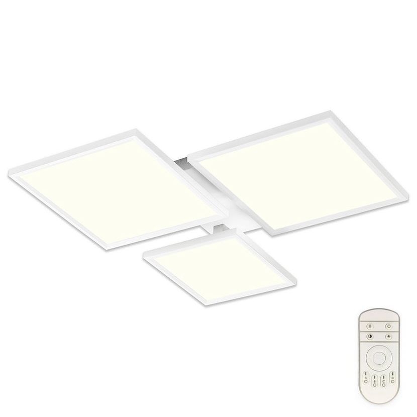 Top Light - LED Prigušivi nadgradni luster MERKUR LED/50W/230V 3000-6500K bijela + daljinski upravljač