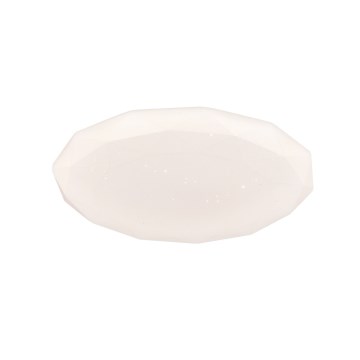 Top Light - LED prigušivo kupaonsko stropno svjetlo SPARKLE LED/60W/230V 3000-6500K IP44 Ø 49 cm bijela + daljinski upravljač