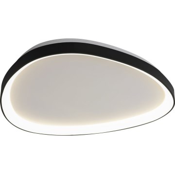 Top Light - LED Prigušivo stropno svjetlo ECLIPSE LED/55W/230V 3000-6500K Ø 60 cm crna + daljinski upravljač
