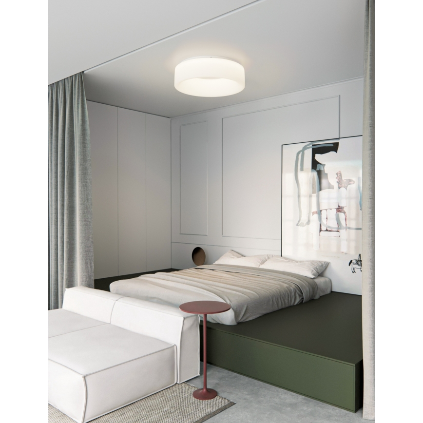 Top Light - LED stropna svjetiljka s prigušivanjem HALO LED/60W/230V 3000–6500K Ø 60 cm bijela + daljinski upravljač