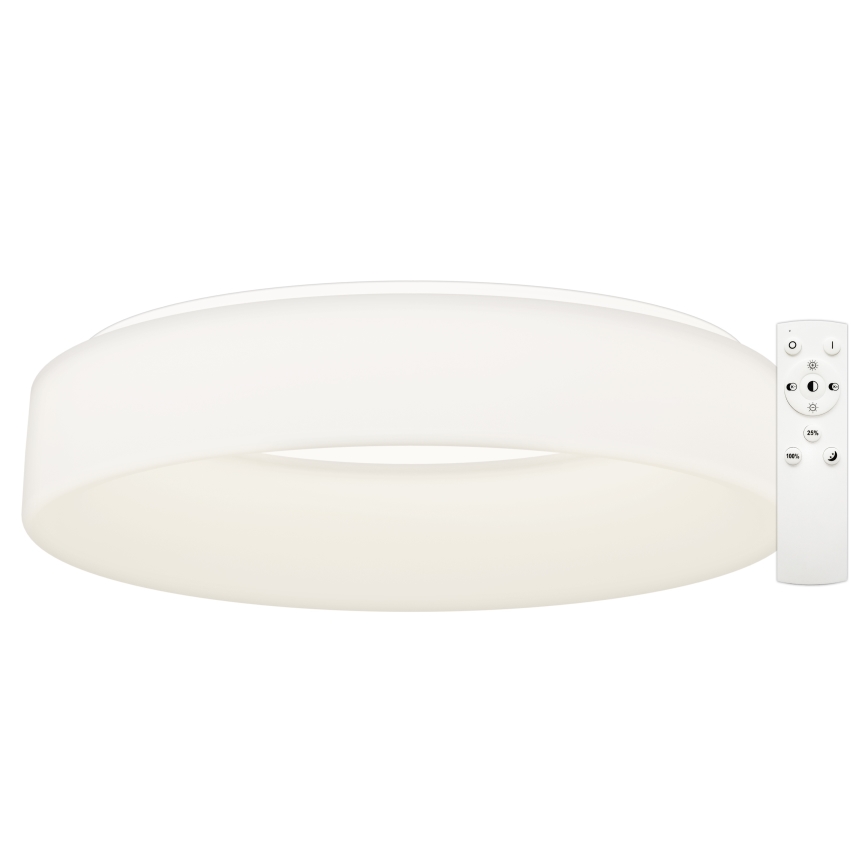 Top Light - LED stropna svjetiljka s prigušivanjem HALO LED/60W/230V 3000–6500K Ø 60 cm bijela + daljinski upravljač