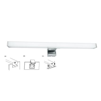 Top Light - LED Rasvjeta za ogledalo u kupaonici OREGON LED/7W/230V 40 cm IP44