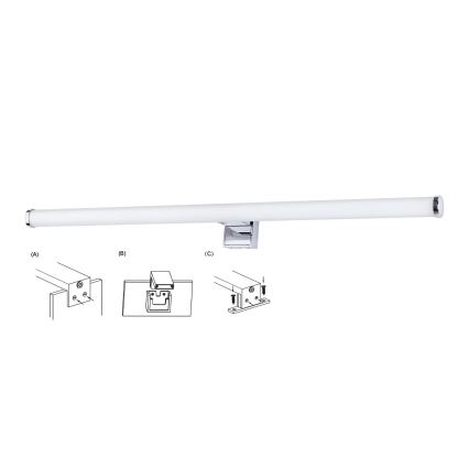 Top Light - LED Rasvjeta za ogledalo u kupaonici OREGON LED/9W/230V 60 cm IP44