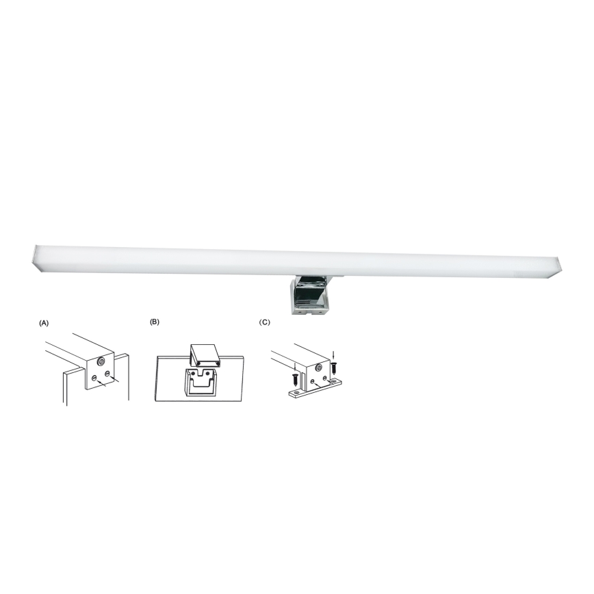 Top Light - LED Rasvjeta za ogledalo u kupaonici OREGON LED/9W/230V 60 cm IP44
