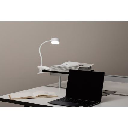 Top Light - LED Regulabilna dodirna stolna lampa s isječkom BELLA LED/4,8W/5V 3000-6500K bijela