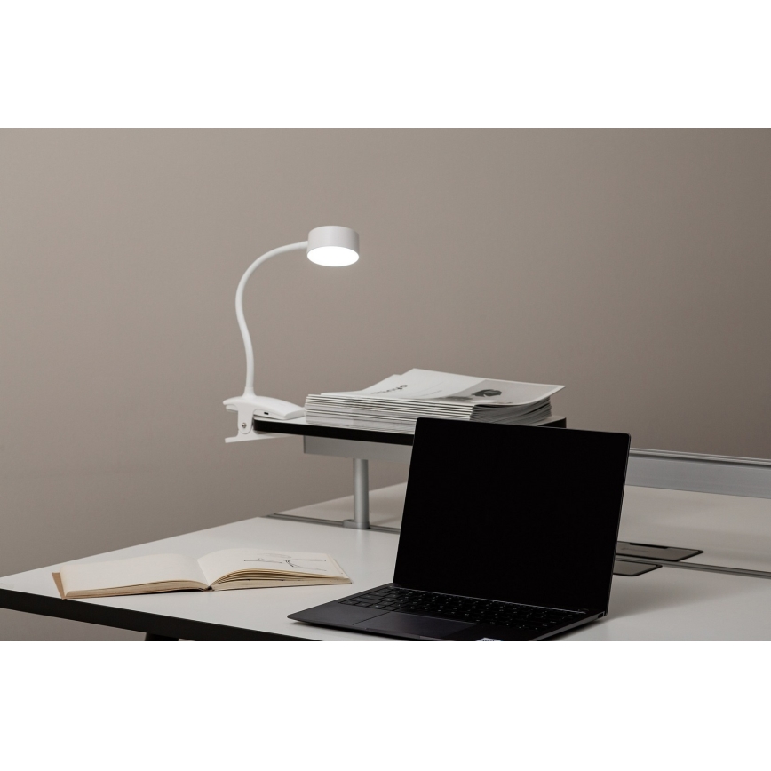 Top Light - LED Regulabilna dodirna stolna lampa s isječkom BELLA LED/4,8W/5V 3000-6500K bijela