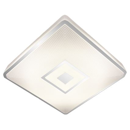 Top Light - LED RGB Prigušiva stropna svjetiljka RAINBOW LED/24W/230V uglast + daljinski upravljač