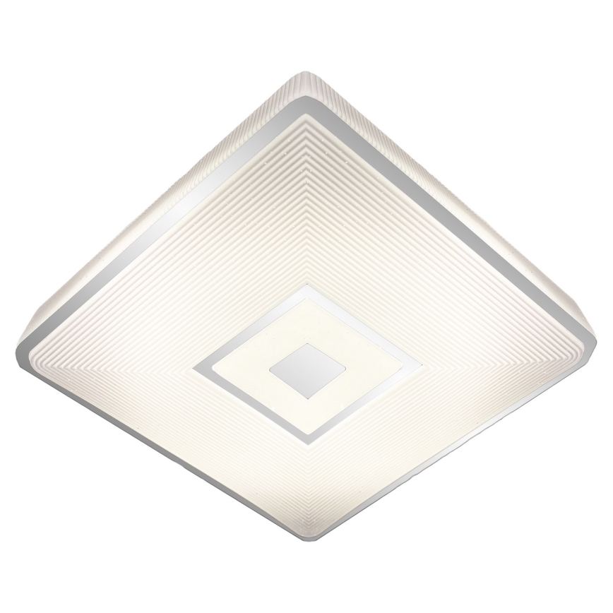 Top Light - LED RGB Prigušiva stropna svjetiljka RAINBOW LED/24W/230V uglast + daljinski upravljač