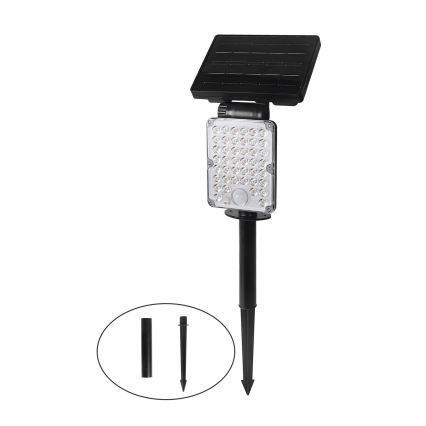 Top Light - LED solarna svjetiljka sa senzorom 3u1 ZENITH LED/10W/3,7V 3000/4000/6500K IP54 2400 mAh