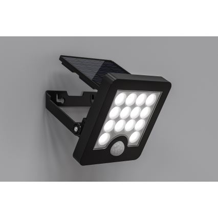 Top Light - LED Solarni zidni reflektor sa senzorom HELEON S LED/5W/3,7V IP65 4000K