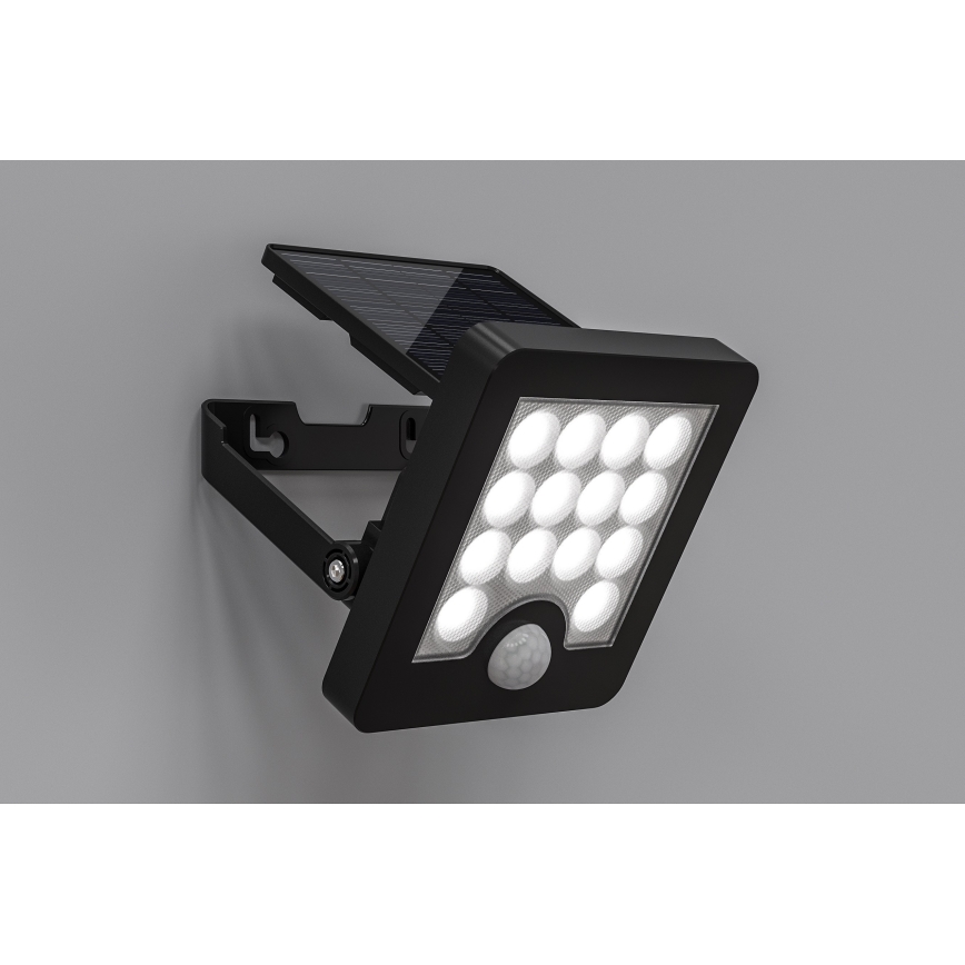 Top Light - LED Solarni zidni reflektor sa senzorom HELEON S LED/5W/3,7V IP65 4000K 1800 mAh