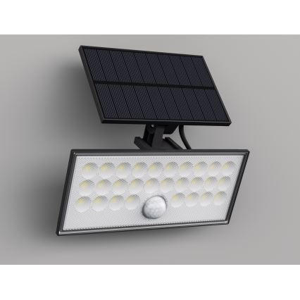 Top Light - LED Solarni zidni reflektor sa senzorom HELEON VARIO LED/8W/3,7V IP65 4000K 2200 mAh + daljinski upravljač