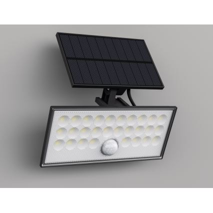 Top Light - LED Solarni zidni reflektor sa senzorom HELEON VARIO LED/8W/3,7V IP65 4000K + daljinski upravljač