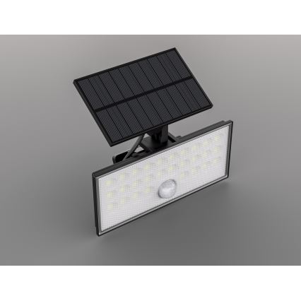 Top Light - LED Solarni zidni reflektor sa senzorom HELEON VARIO LED/8W/3,7V IP65 4000K + daljinski upravljač