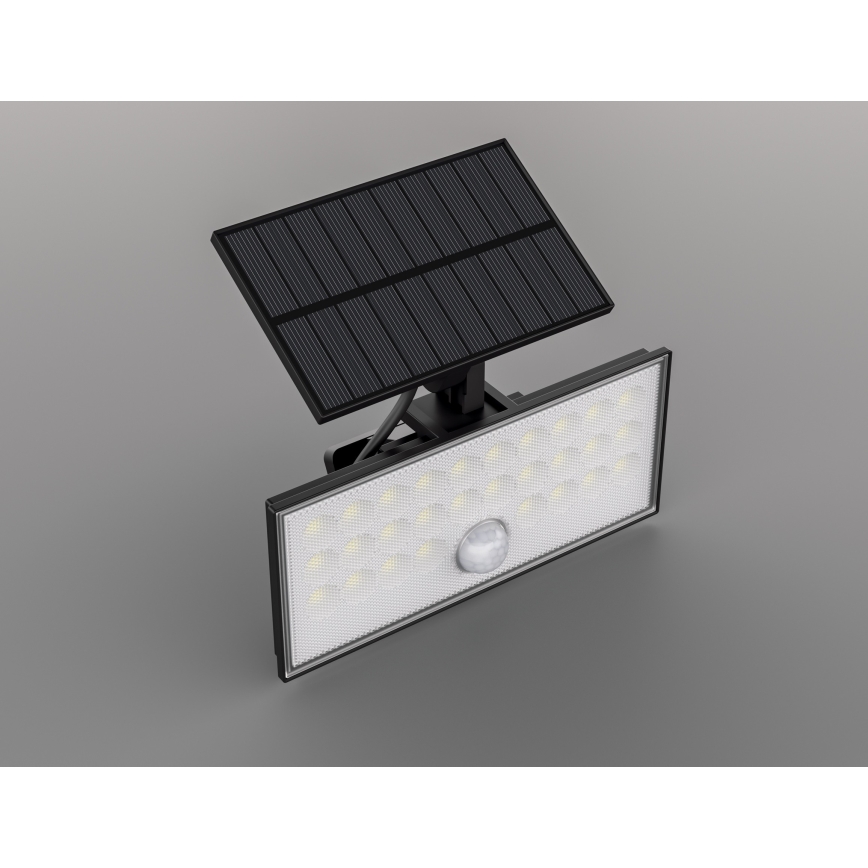Top Light - LED Solarni zidni reflektor sa senzorom HELEON VARIO LED/8W/3,7V IP65 4000K 2200 mAh + daljinski upravljač