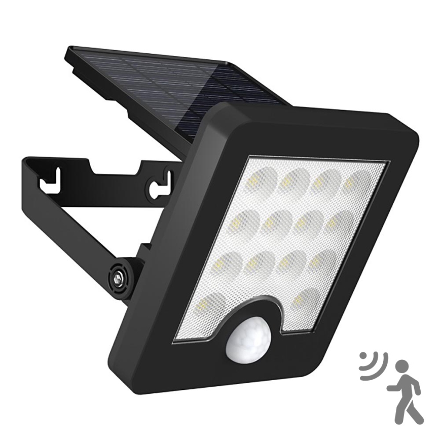 Top Light - LED Solarni zidni reflektor sa senzorom HELEON S LED/5W/3,7V IP65 4000K 1800 mAh