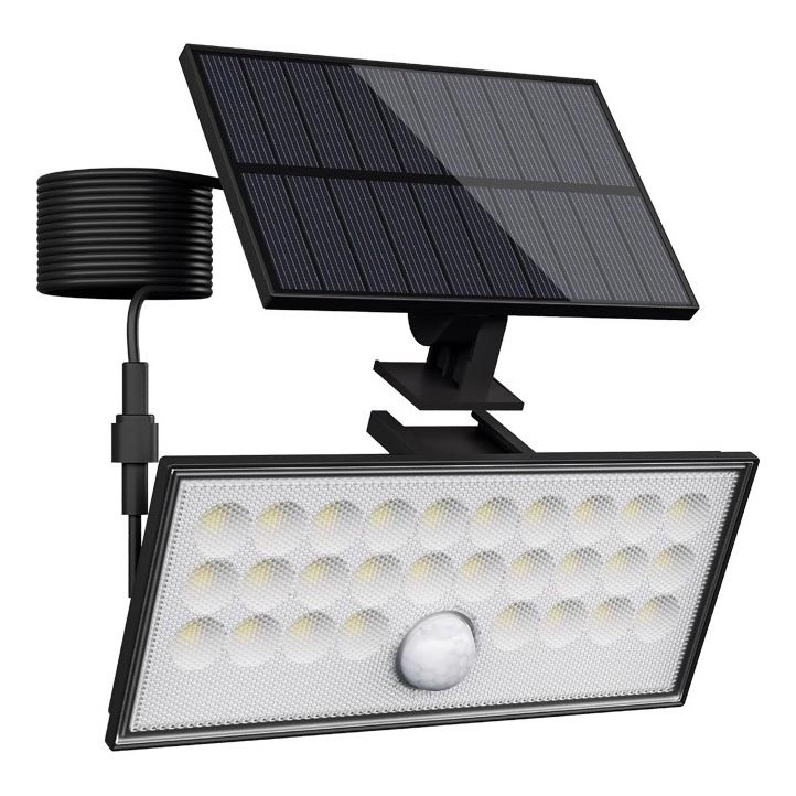 Top Light - LED Solarni zidni reflektor sa senzorom HELEON VARIO LED/8W/3,7V IP65 4000K 2200 mAh + daljinski upravljač