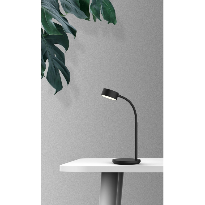 Top Light - Stolna LED lampa s dodirom i prigušivanjem BELLA LED/4,8W/5V 3000/4000/6500K crna