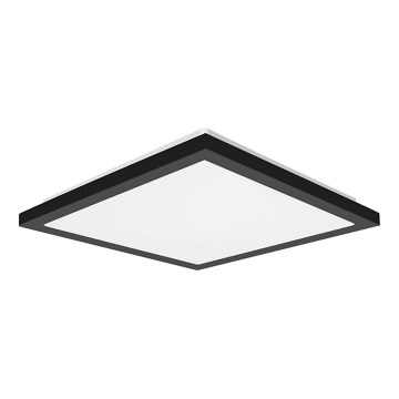 Top Light - LED Stropna kupaonska svjetiljka ONYX LED/10W/230V IP44 3000/4000/6500K 28x28 cm crna
