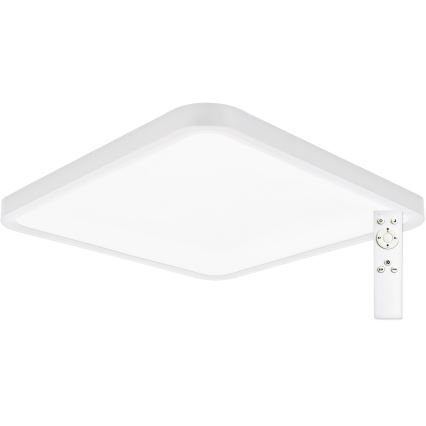 Top Light - LED Prigušiva stropna svjetiljka REVIT LED/36W/230V 3000-6500K 40x40 cm bijela + daljinski upravljač