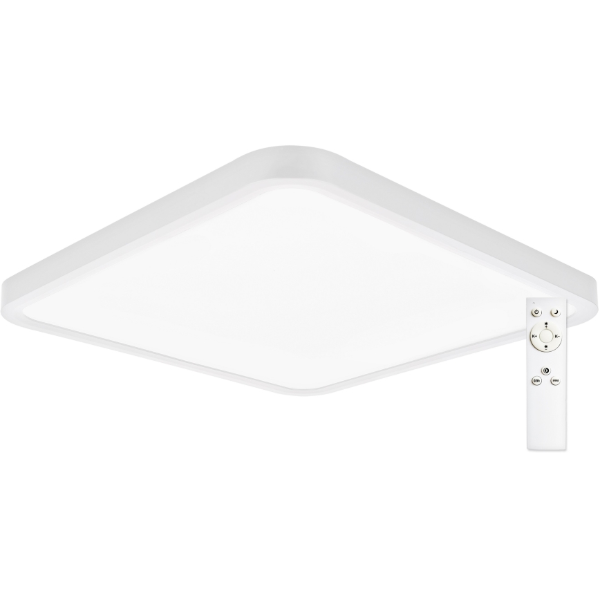 Top Light - LED Prigušiva stropna svjetiljka REVIT LED/36W/230V 3000-6500K 40x40 cm bijela + daljinski upravljač