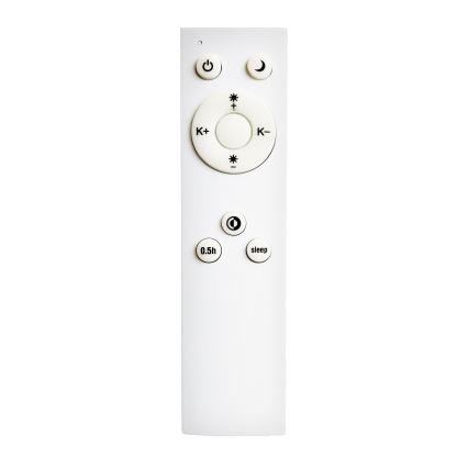 Top Light - LED Prigušiva stropna svjetiljka REVIT LED/50W/230V 3000-6500K 50x50 cm bijela + daljinski upravljač